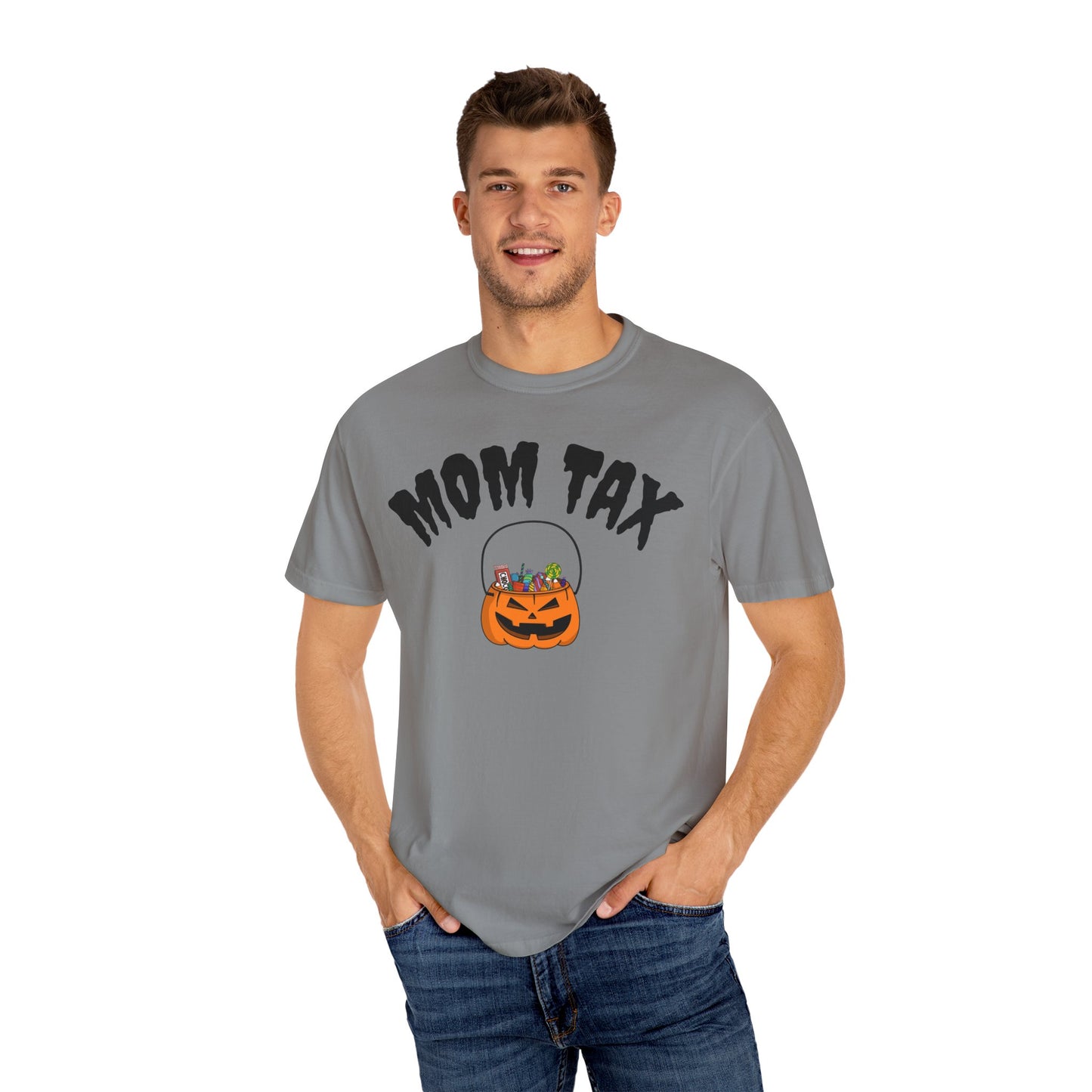 Halloween Mom Tax T-Shirt, Unisex Graphic Tee for Moms, Family Fun Apparel, Spooky Season Gift, Cute Halloween Shirt