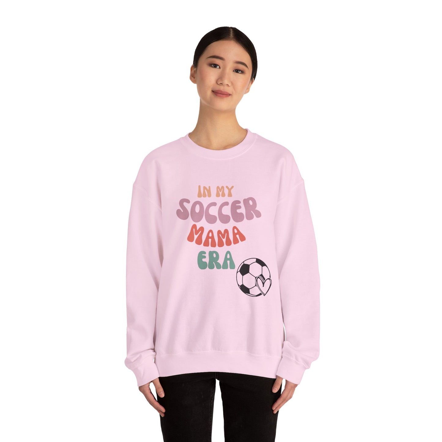 Soccer Mama Crewneck Sweatshirt - Perfect Gift for Sports Moms, Trendy Sweatshirt, Casual Wear, Fitness Apparel, Slogan Top