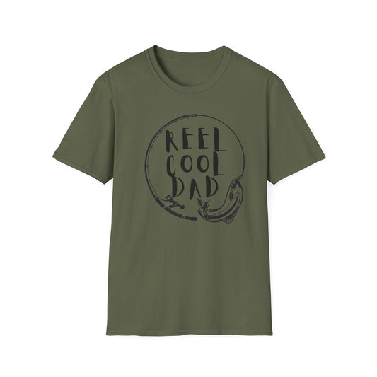 Reel Cool Dad T-Shirt | Gift for Father's Day, Summer BBQ, Casual Wear, Fishing Enthusiast, Dad Joke Enthusiasts