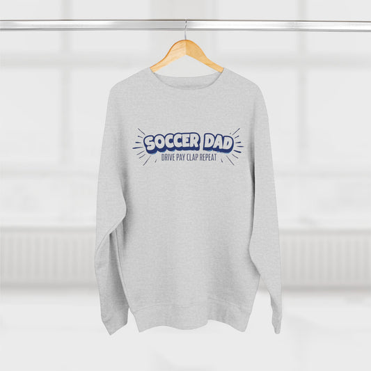 Soccer Dad Unisex Crewneck Sweatshirt - Perfect Gift for Dads, Sporty Apparel, Casual Wear, Father's Day, Gift for Soccer Lovers