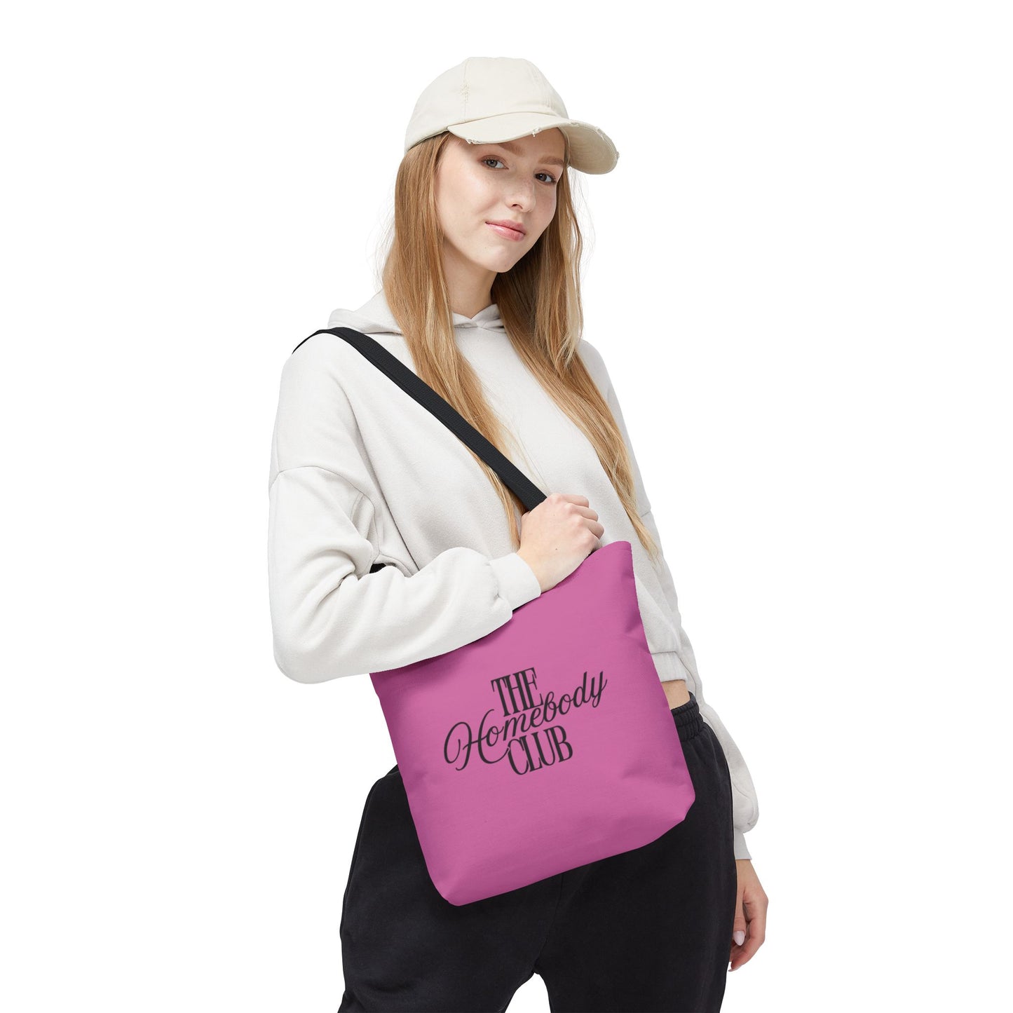 Chic Homebody Tote Bag, Stylish Canvas Bag, Gift for Friends, Everyday Use, Shopping Tote, Pink Bag for Home Lovers