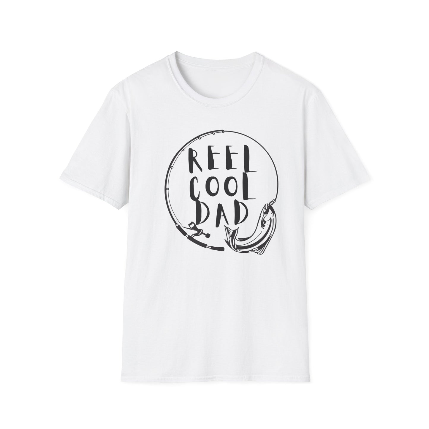 Reel Cool Dad T-Shirt | Gift for Father's Day, Summer BBQ, Casual Wear, Fishing Enthusiast, Dad Joke Enthusiasts