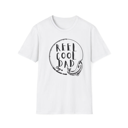 Reel Cool Dad T-Shirt | Gift for Father's Day, Summer BBQ, Casual Wear, Fishing Enthusiast, Dad Joke Enthusiasts