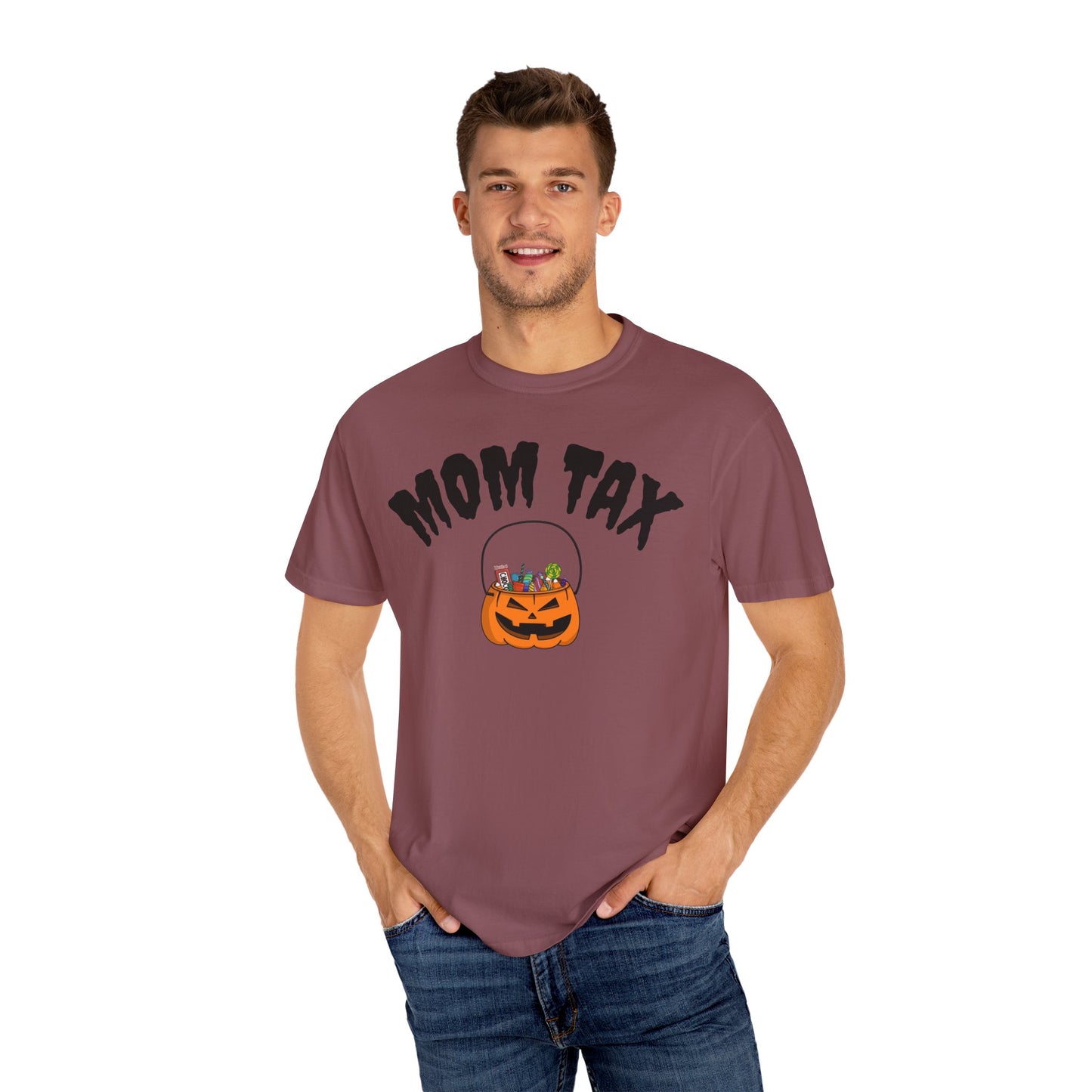 Halloween Mom Tax T-Shirt, Unisex Graphic Tee for Moms, Family Fun Apparel, Spooky Season Gift, Cute Halloween Shirt