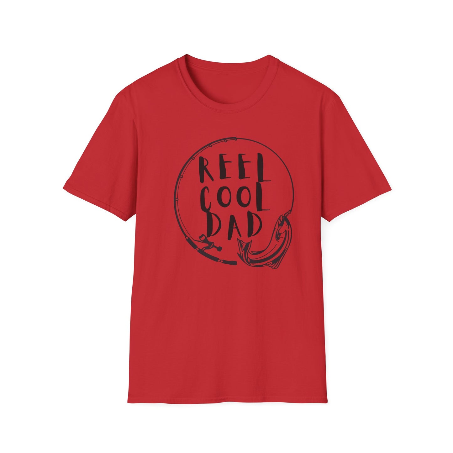 Reel Cool Dad T-Shirt | Gift for Father's Day, Summer BBQ, Casual Wear, Fishing Enthusiast, Dad Joke Enthusiasts