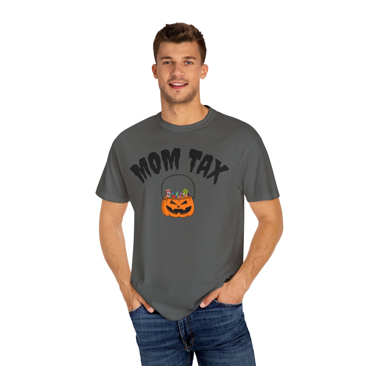 Halloween Mom Tax T-Shirt, Unisex Graphic Tee for Moms, Family Fun Apparel, Spooky Season Gift, Cute Halloween Shirt