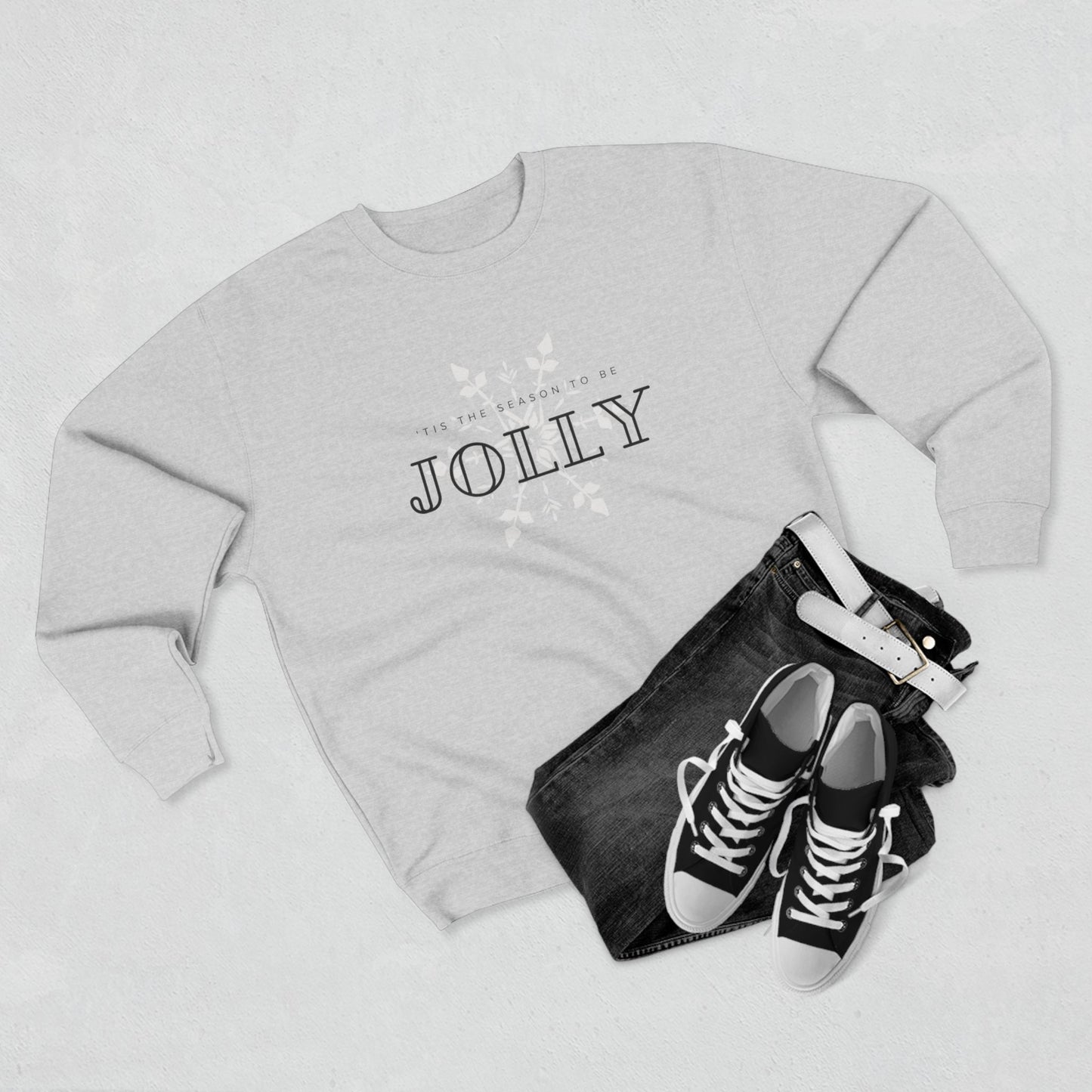 Jolly Holiday Crewneck Sweatshirt – Soft Holiday Graphic Pullover