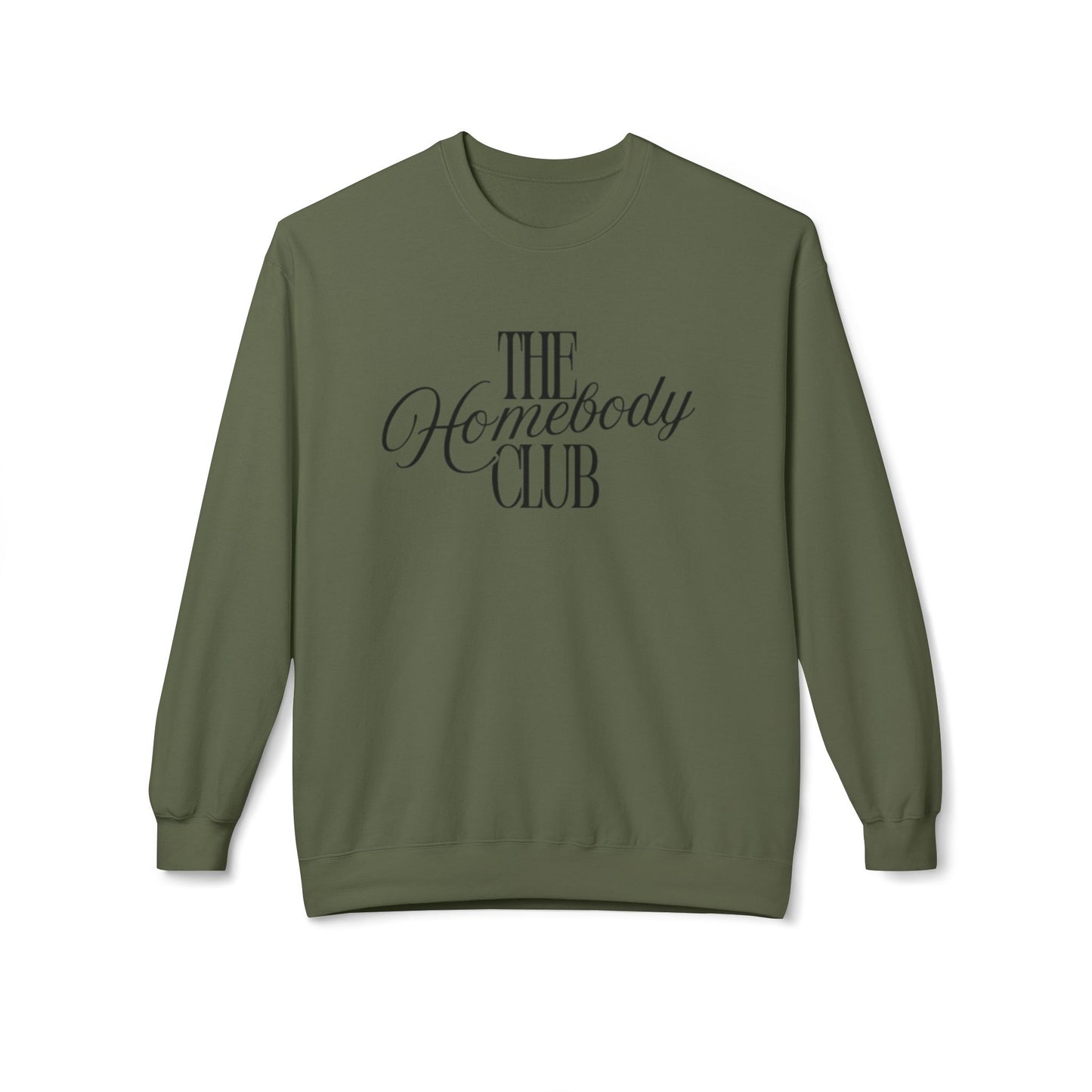 Homebody Club Sweatshirt, Cozy Crewneck, Gift for Homebodies, Relaxed Style, Casual Wear, Comfort Fashion, Lounge Wear