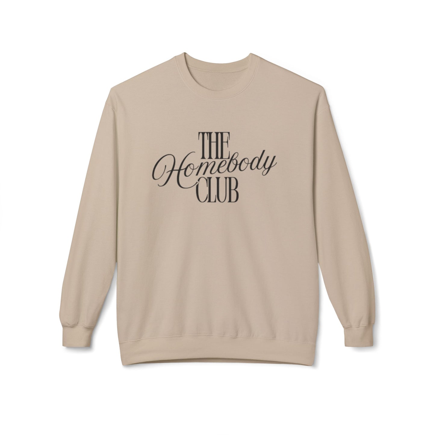 Homebody Club Sweatshirt, Cozy Crewneck, Gift for Homebodies, Relaxed Style, Casual Wear, Comfort Fashion, Lounge Wear