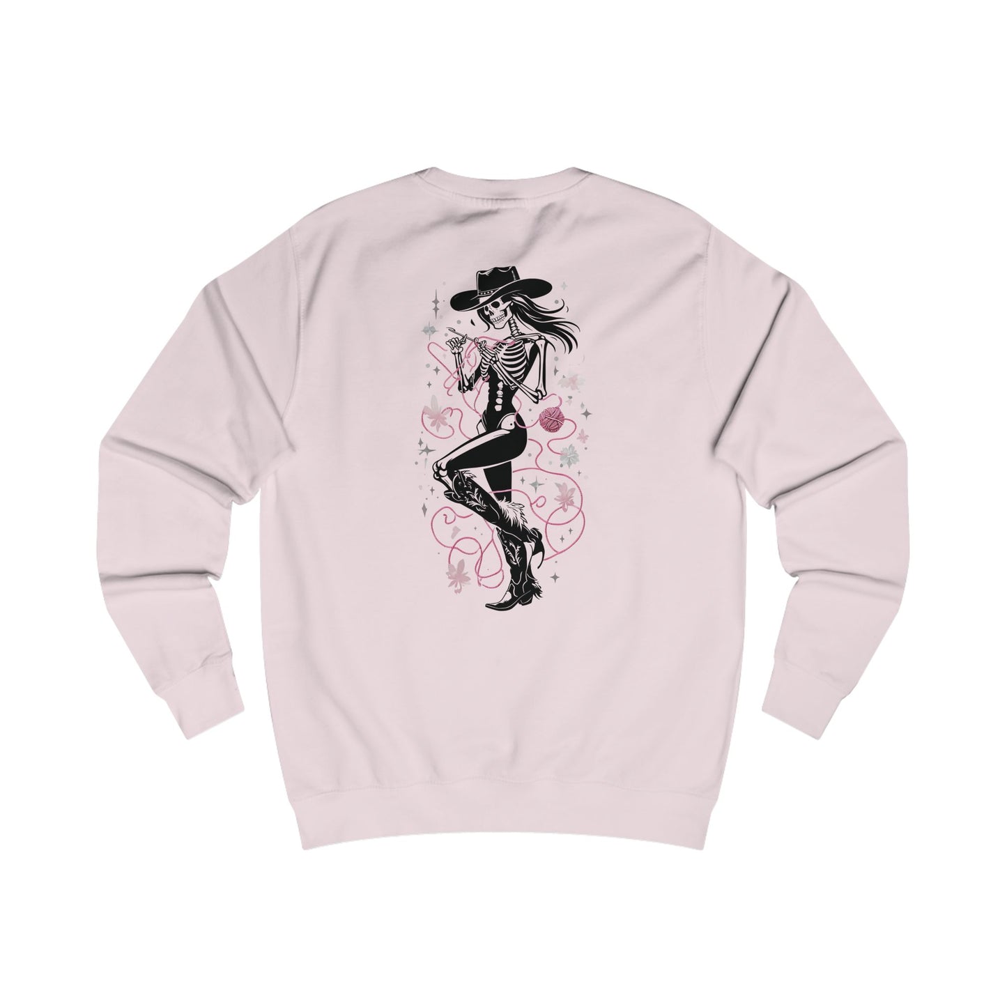 Stylish Unisex Sweatshirt with Skeleton Design, Perfect for Halloween, Cozy Fall Wear, Unique Gift for Friends, Casual Everyday Style