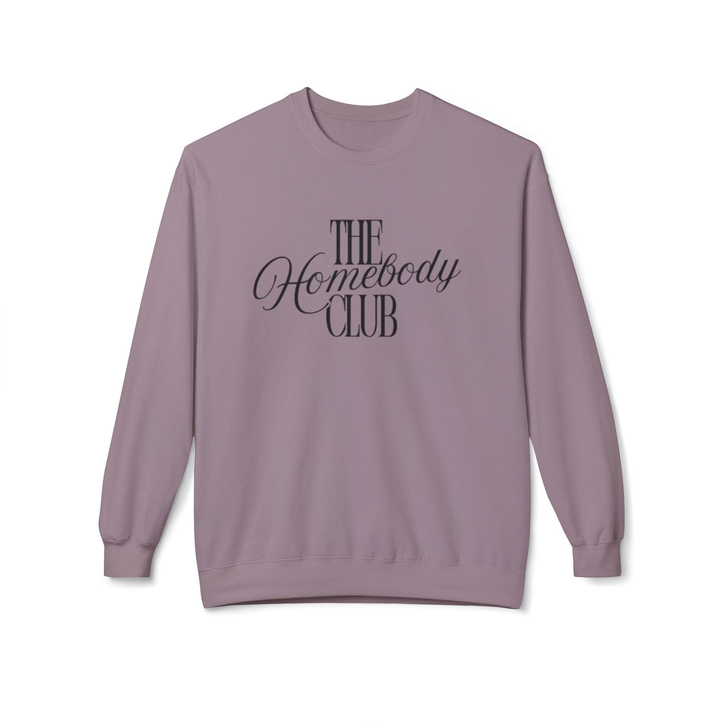 Homebody Club Sweatshirt, Cozy Crewneck, Gift for Homebodies, Relaxed Style, Casual Wear, Comfort Fashion, Lounge Wear