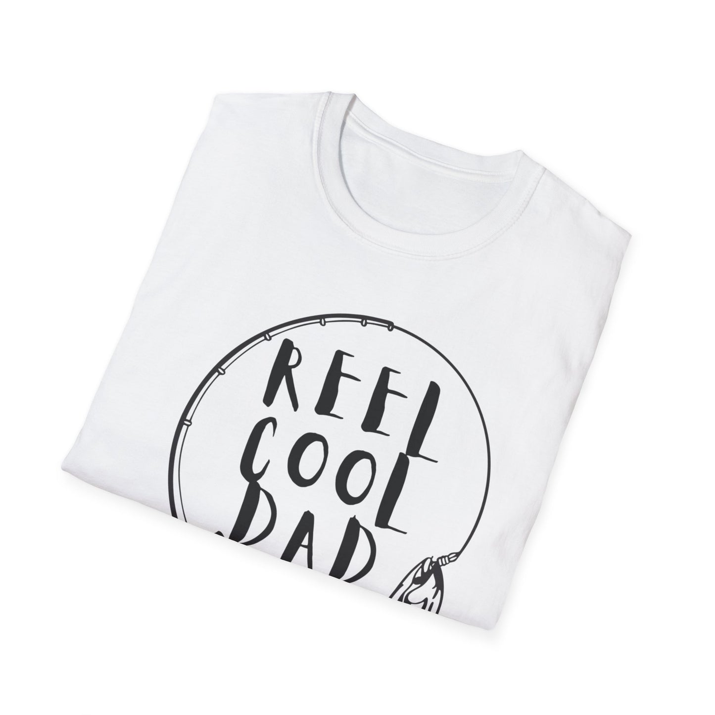 Reel Cool Dad T-Shirt | Gift for Father's Day, Summer BBQ, Casual Wear, Fishing Enthusiast, Dad Joke Enthusiasts