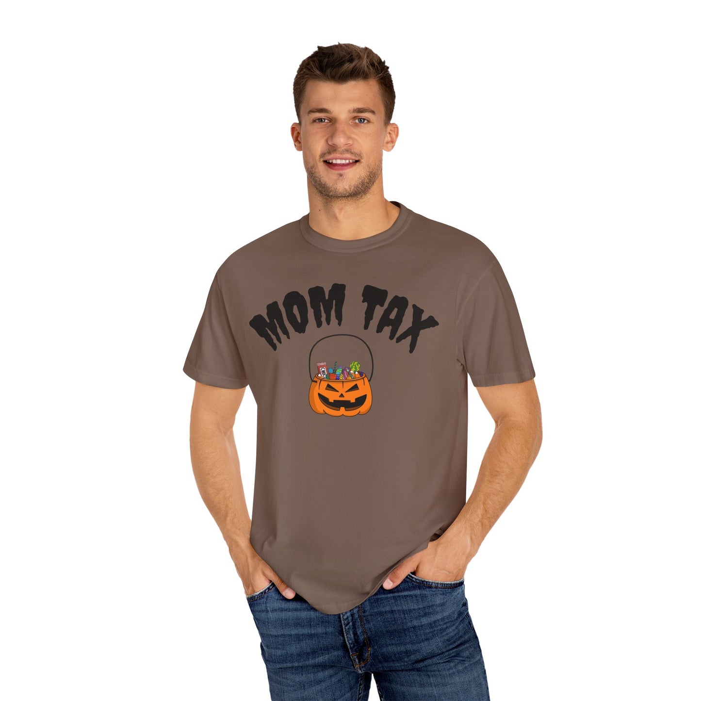 Halloween Mom Tax T-Shirt, Unisex Graphic Tee for Moms, Family Fun Apparel, Spooky Season Gift, Cute Halloween Shirt