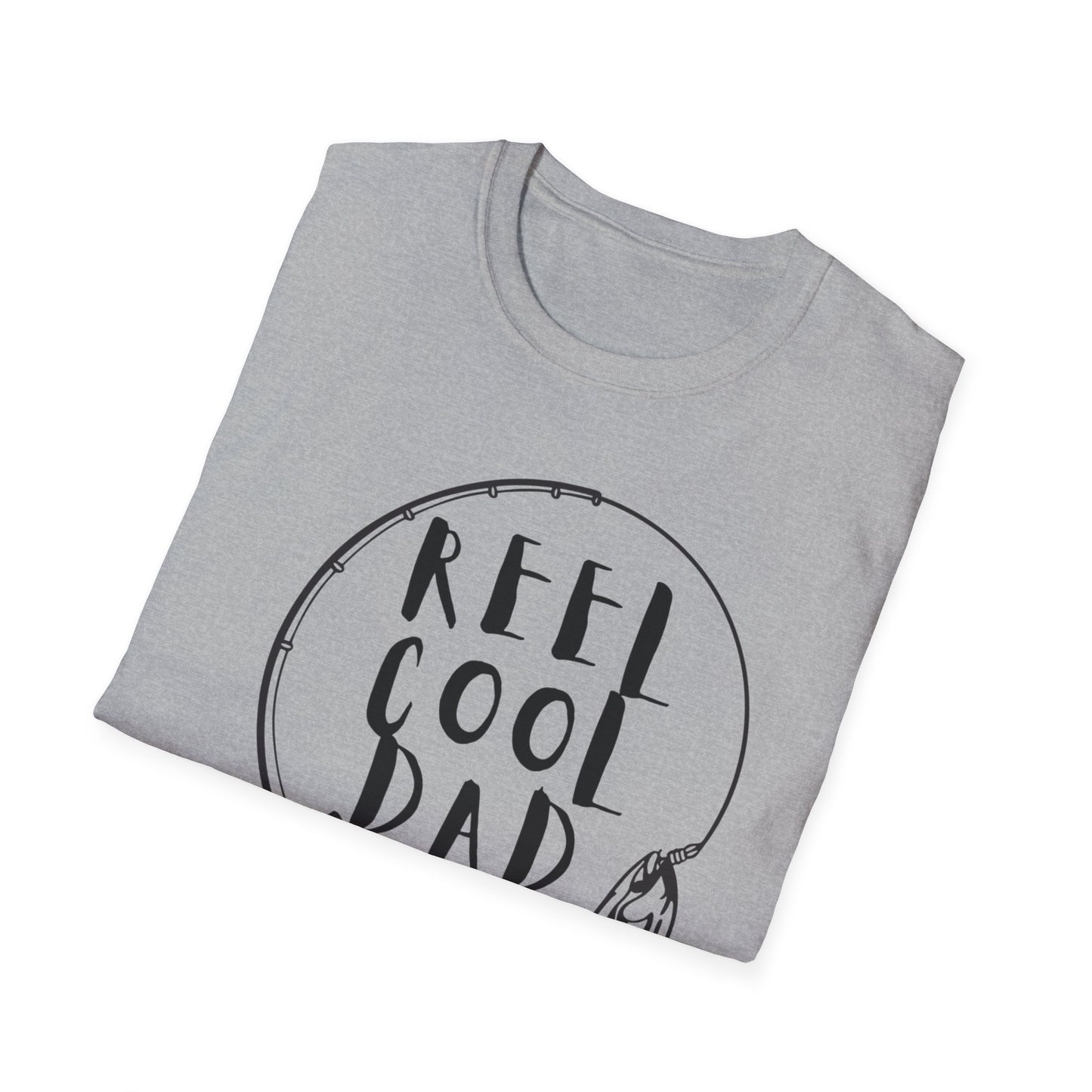 Reel Cool Dad T-Shirt | Gift for Father's Day, Summer BBQ, Casual Wear, Fishing Enthusiast, Dad Joke Enthusiasts
