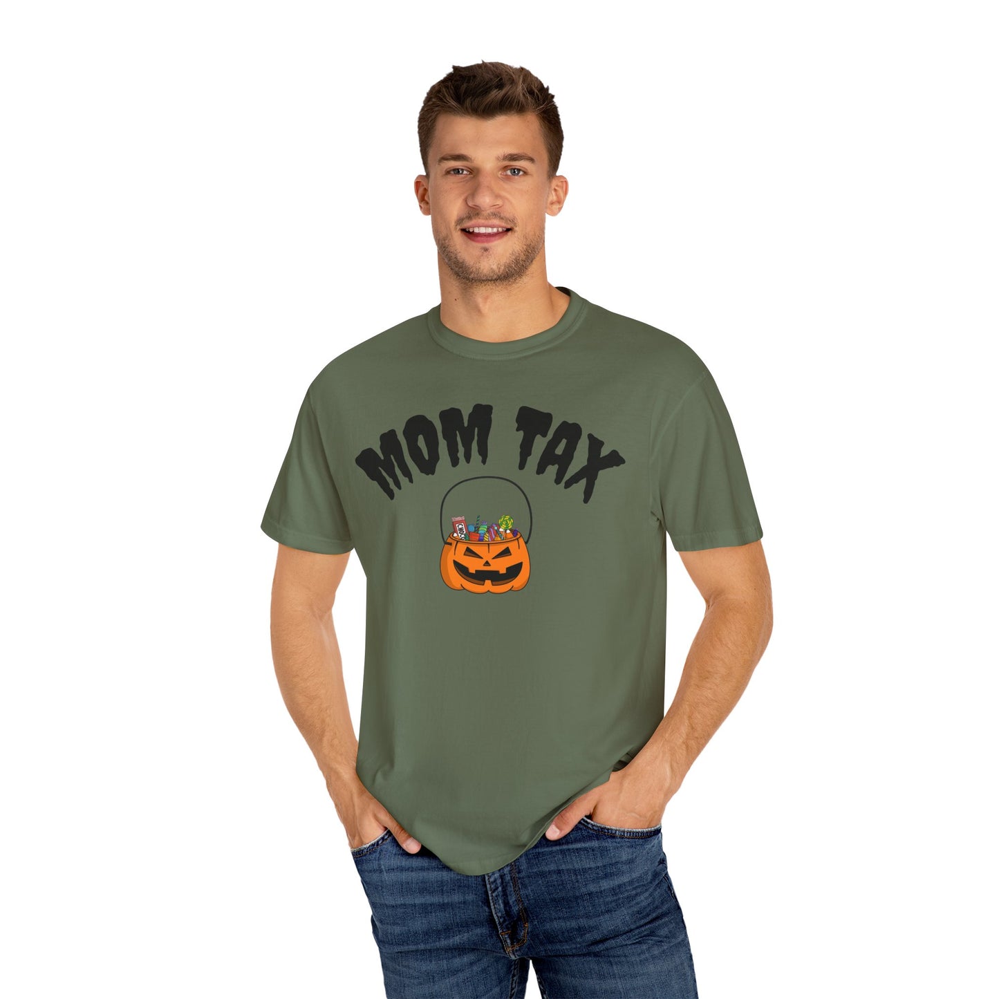 Halloween Mom Tax T-Shirt, Unisex Graphic Tee for Moms, Family Fun Apparel, Spooky Season Gift, Cute Halloween Shirt