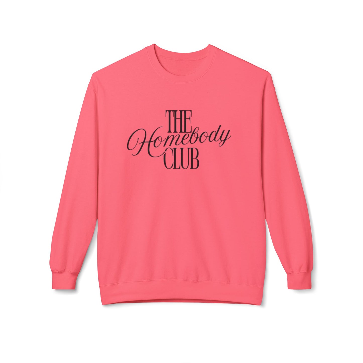 Homebody Club Sweatshirt, Cozy Crewneck, Gift for Homebodies, Relaxed Style, Casual Wear, Comfort Fashion, Lounge Wear