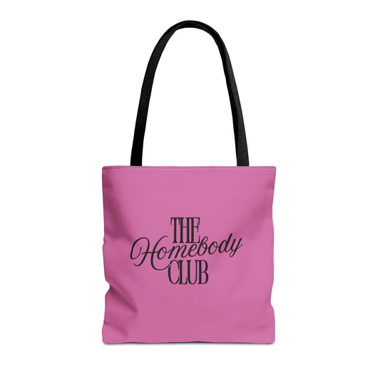 Chic Homebody Tote Bag, Stylish Canvas Bag, Gift for Friends, Everyday Use, Shopping Tote, Pink Bag for Home Lovers