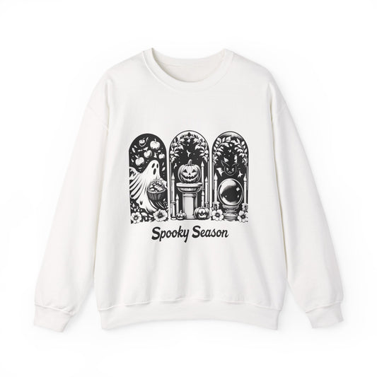 Spooky Season Crewneck Sweatshirt | Fall Apparel, Halloween Fashion, Unisex Sweater, Cozy Halloween Gift, Autumn Style