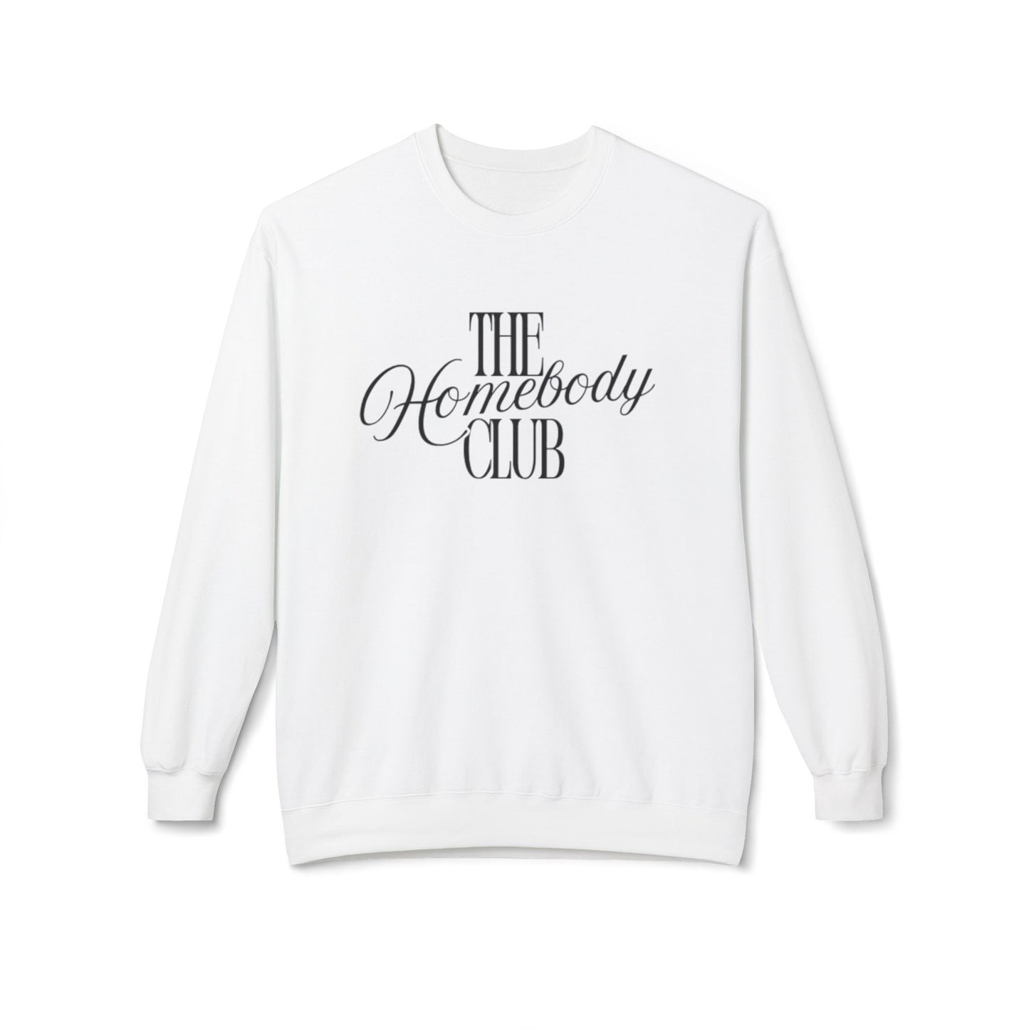 Homebody Club Sweatshirt, Cozy Crewneck, Gift for Homebodies, Relaxed Style, Casual Wear, Comfort Fashion, Lounge Wear