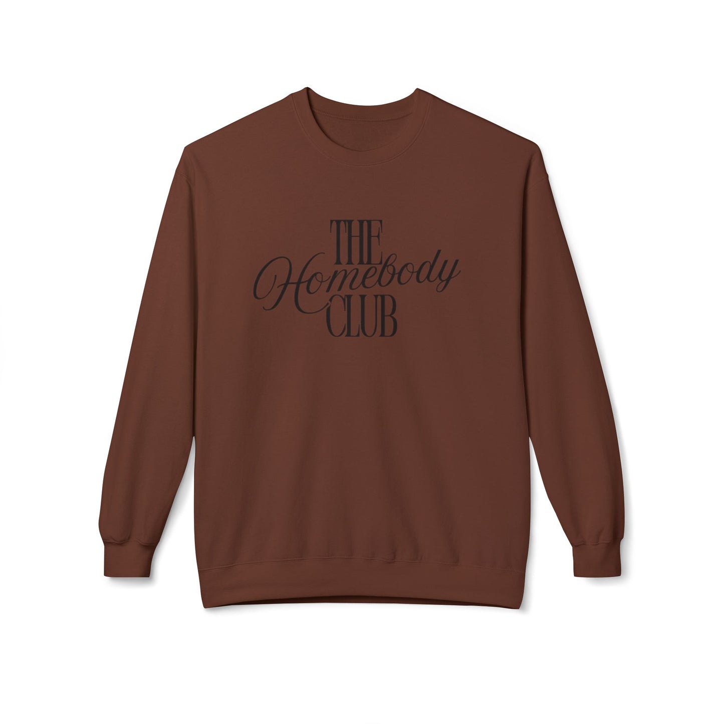 Homebody Club Sweatshirt, Cozy Crewneck, Gift for Homebodies, Relaxed Style, Casual Wear, Comfort Fashion, Lounge Wear