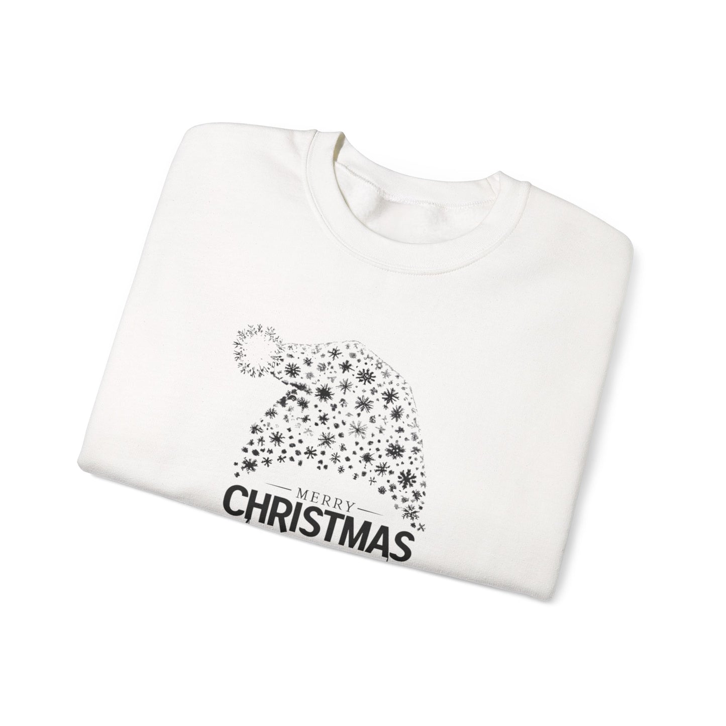 Christmas Gnome Crewneck Sweatshirt – Merry Christmas Santa Beard Graphic