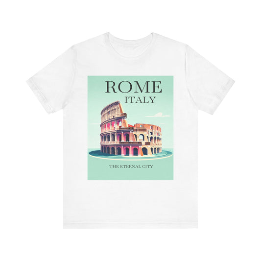 Rome Italy Graphic Tee, Travel T-Shirt, Vacation Apparel, Souvenir Shirt, Gift for Travelers, Casual Wear