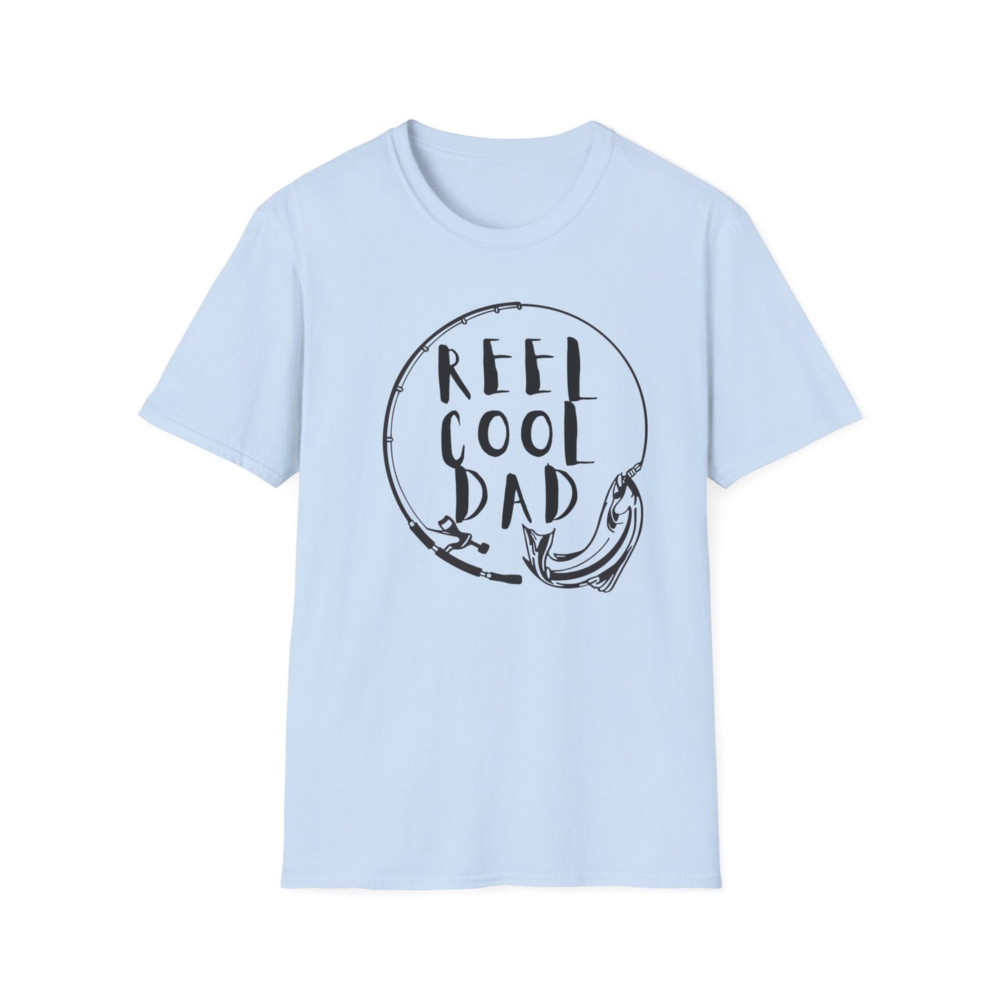 Reel Cool Dad T-Shirt | Gift for Father's Day, Summer BBQ, Casual Wear, Fishing Enthusiast, Dad Joke Enthusiasts